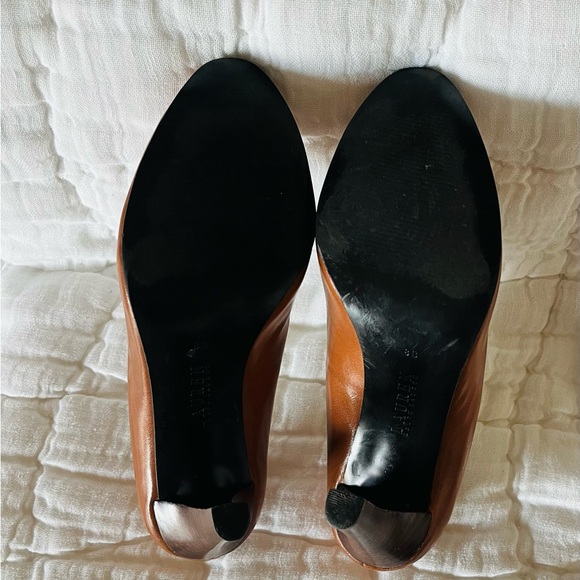 Ralph Lauren Brown Leather Heels - Picture 7 of 7